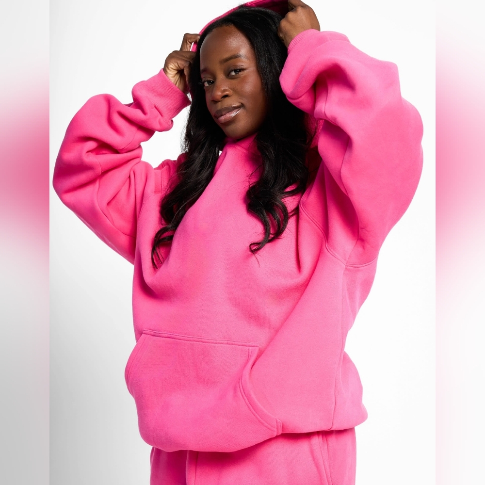 Comfrt Hot Pink Women's Hoodie Size MEDIUM